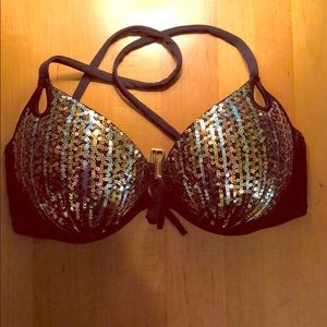 Sequin bikini top